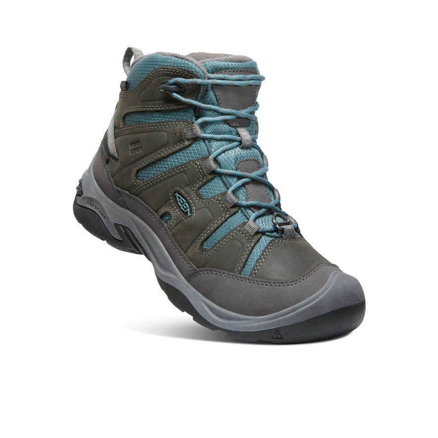 Keen Women's Circadia Polar Waterproof Boot | Steel Grey/North Atlantic - Image 3