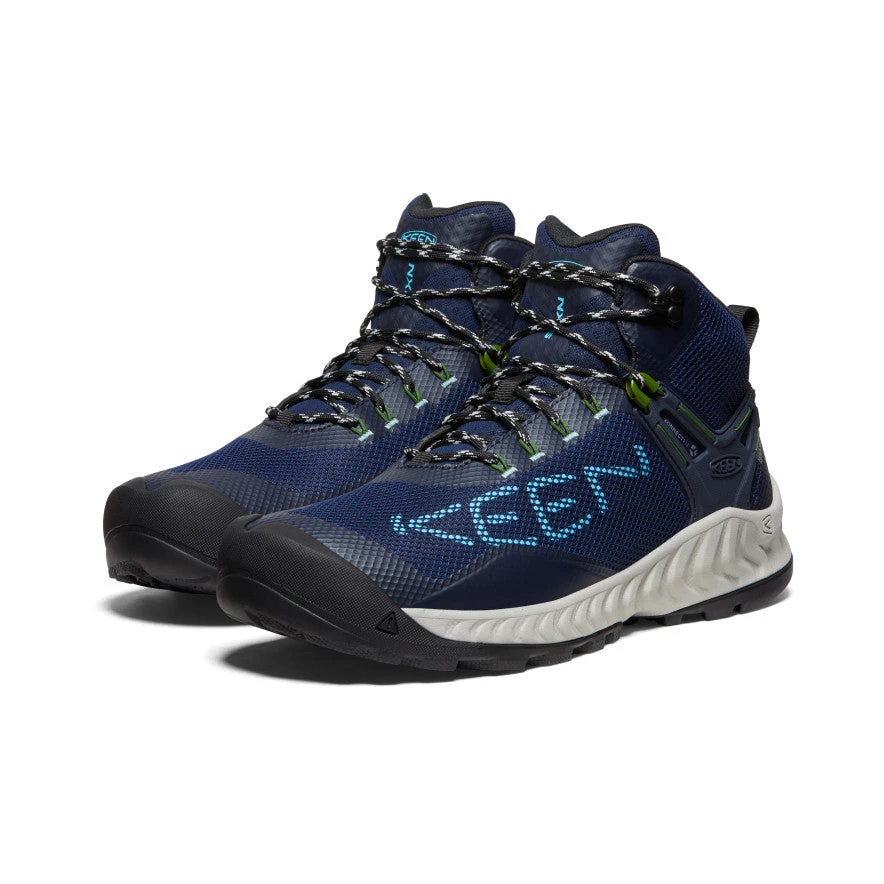 Keen Men's NXIS EVO Waterproof Boot | Naval Academy/Ipanema - Image 2