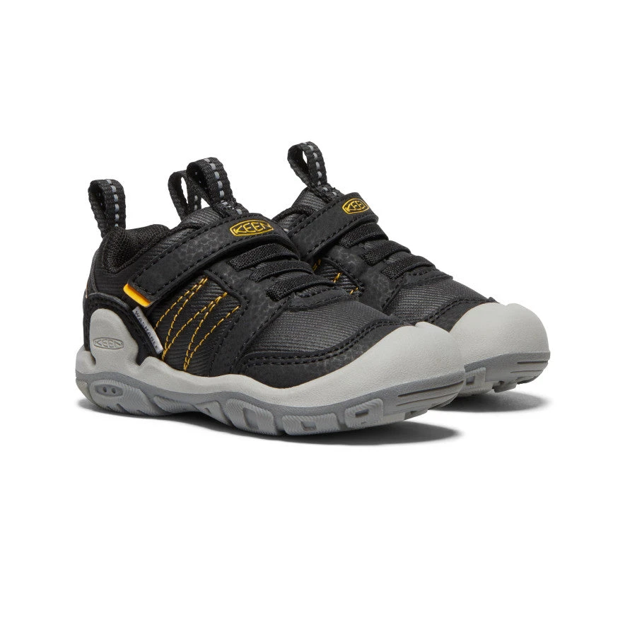 Toddlers' Knotch Peak Sneaker | Black/KEEN Yellow - Image 2