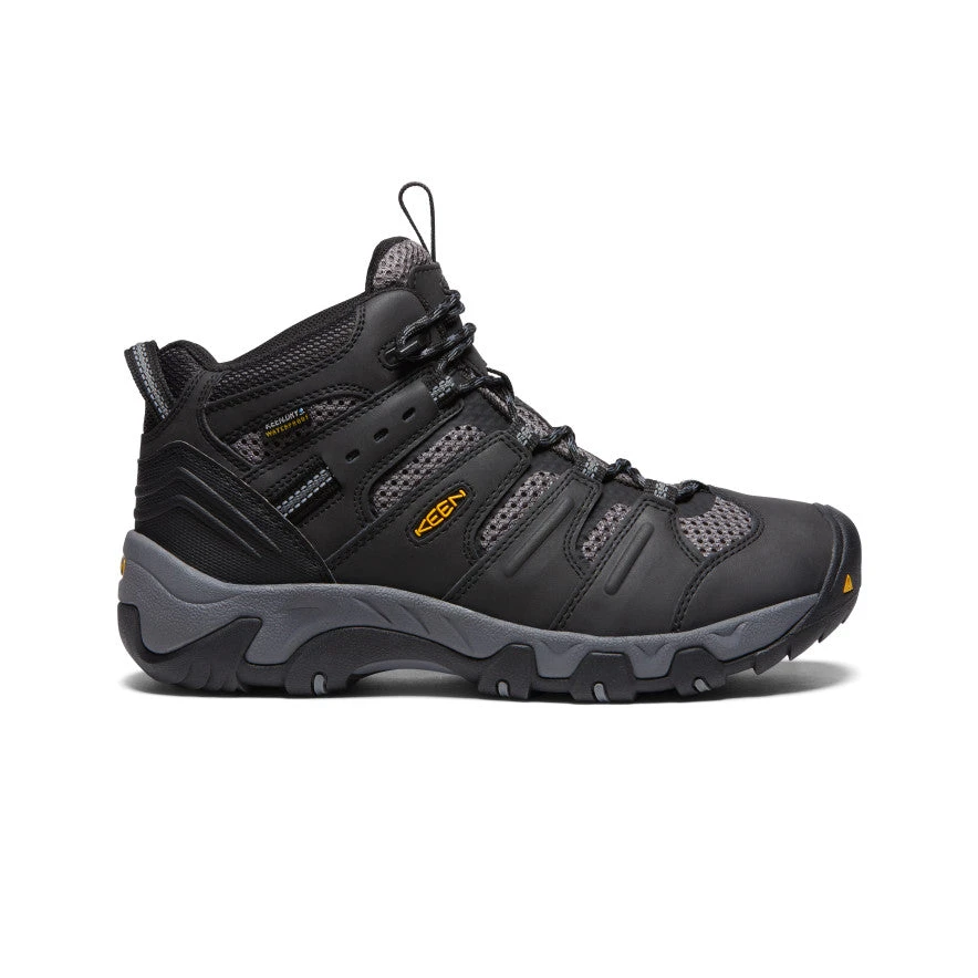 Keen Men's Koven Waterproof Boot | Black/Steel Grey