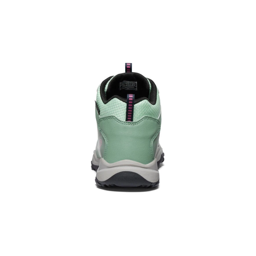 Keen Big Kids' Wanduro Waterproof Boot | Granite Green/Ibis Rose - Image 5
