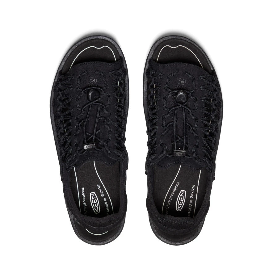 Keen Men's UNEEK II Open Toe | Black/Black - Image 4
