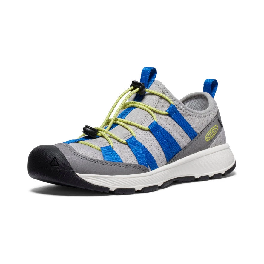 Keen Big Kids' Motozoa Sneaker | Steel Grey/Evening Primrose - Image 3