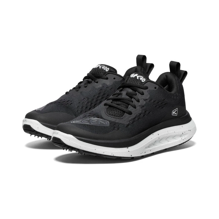Keen Women's WK400 Walking Shoe | Black/White - Image 2