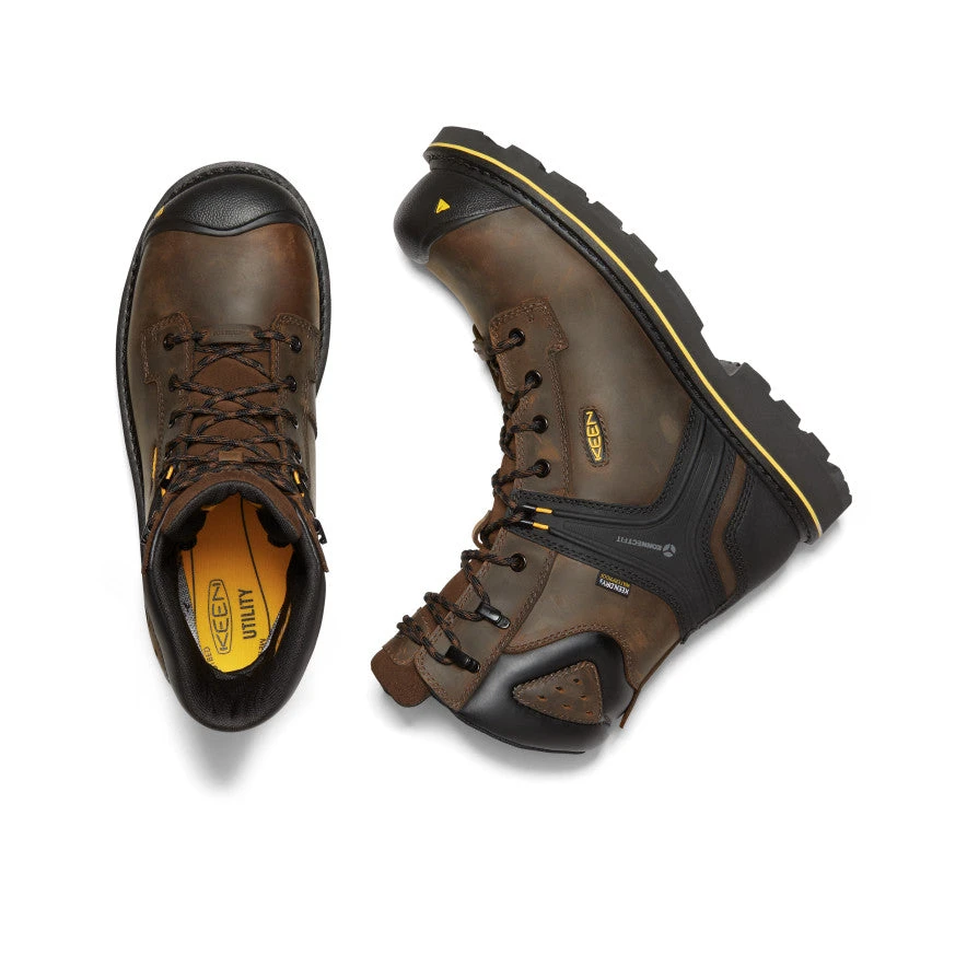 Keen Men's CSA Abitibi II Waterproof Boot (Carbon-Fiber Toe) | Cascade Brown/Black - Image 4