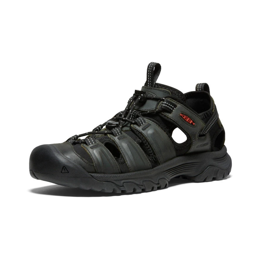 Keen Men's Targhee III Sandal | Grey/Black - Image 3