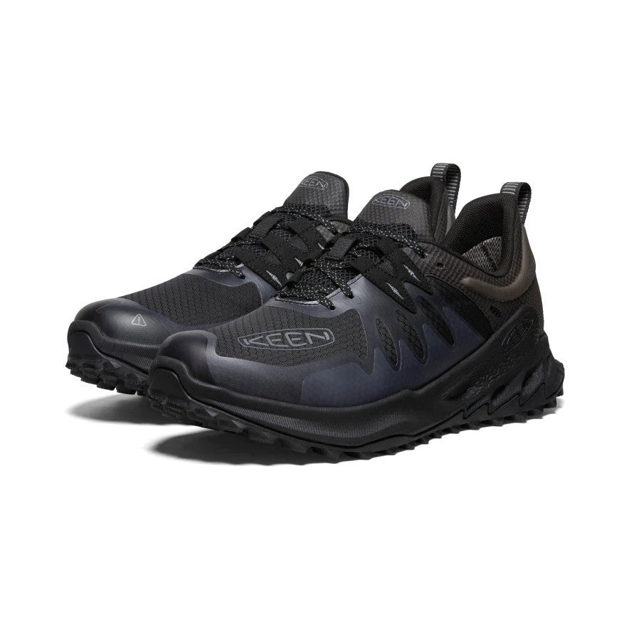 Keen Men's Zionic Waterproof Hiking Shoe | Black/Steel Grey - Image 2