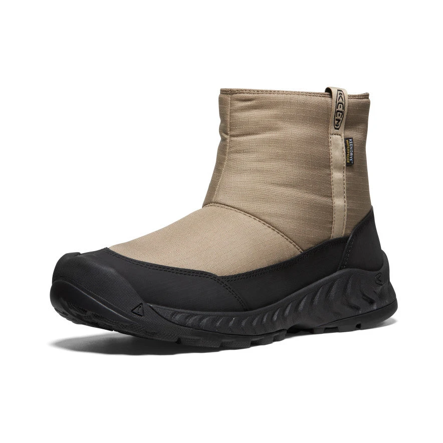 Keen Men's Hood NXIS Waterproof Winter Pull-On | Brindle/Black - Image 3