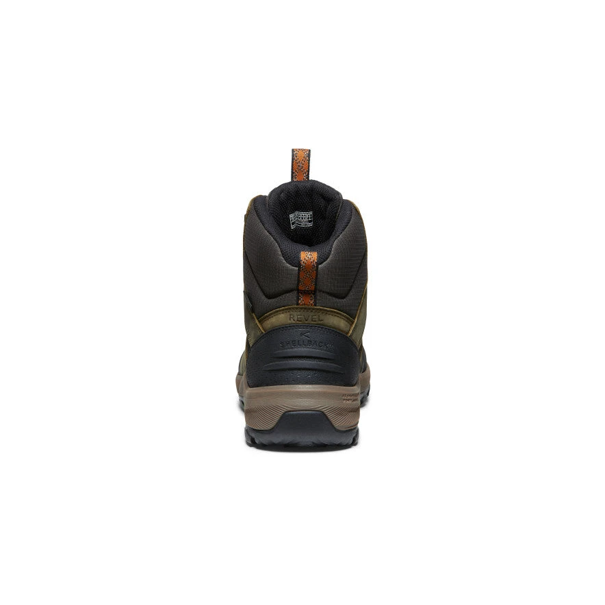 Keen Men's Revel IV Polar Waterproof Boot | Dark Olive/Marmalade - Image 5
