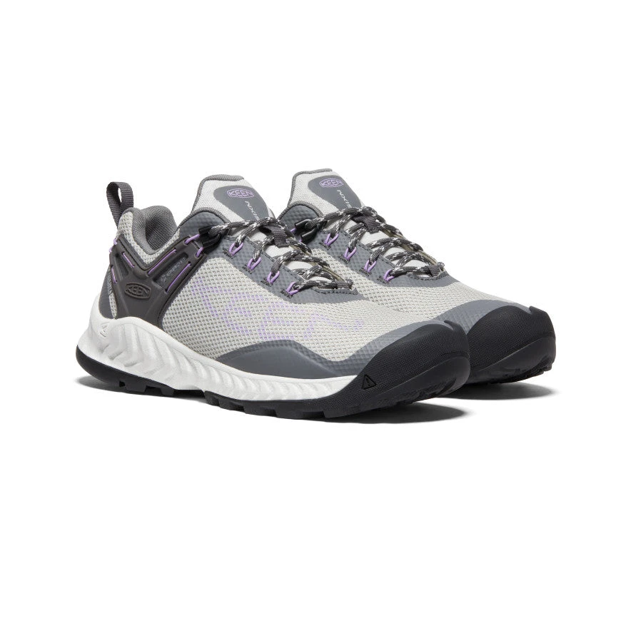 Keen Women's NXIS EVO Waterproof Shoe | Steel Grey/English Lavender - Image 2