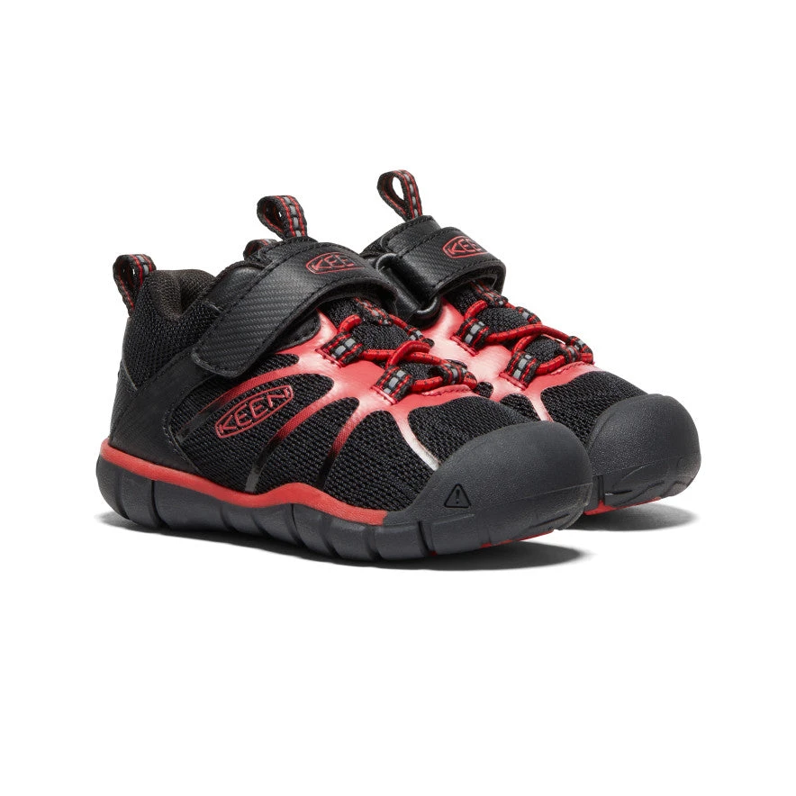 Keen Toddlers' Chandler 2 CNX Sneaker | Black/Red Carpet - Image 2