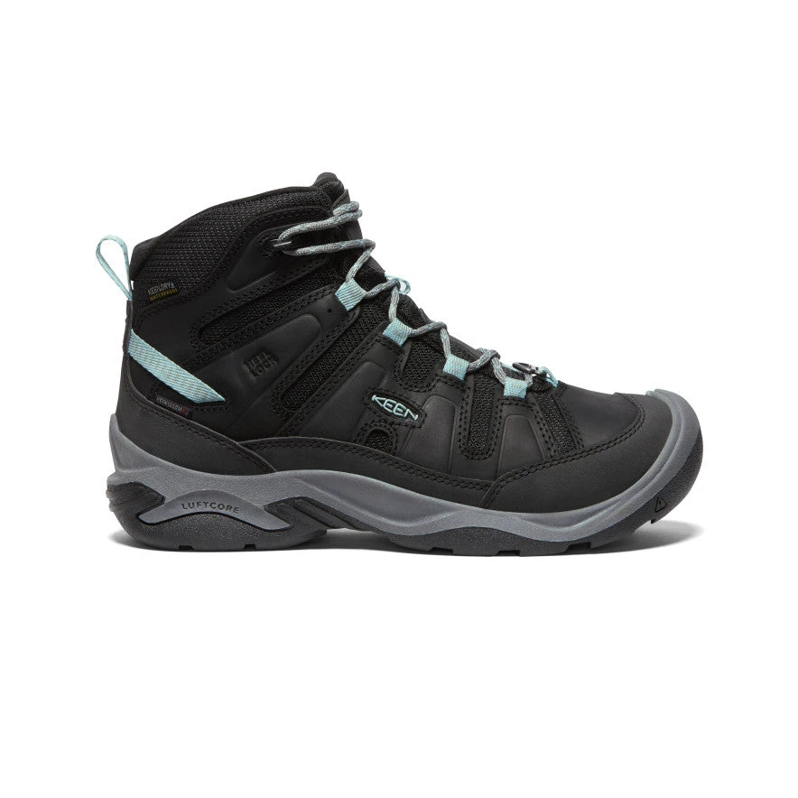 Keen Women's Circadia Polar Waterproof Boot | Black/Cloud Blue