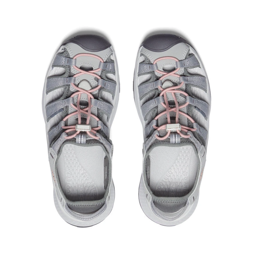 Keen Women's Astoria West Sandal | Grey/Coral - Image 4