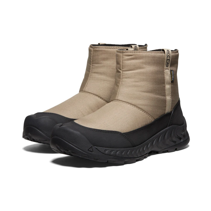 Keen Men's Hood NXIS Waterproof Winter Pull-On | Brindle/Black - Image 2