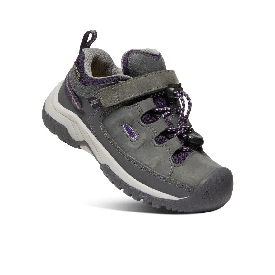 Keen Little Kids' Targhee Waterproof Shoe | Magnet/Tillandsia Purple - Image 3