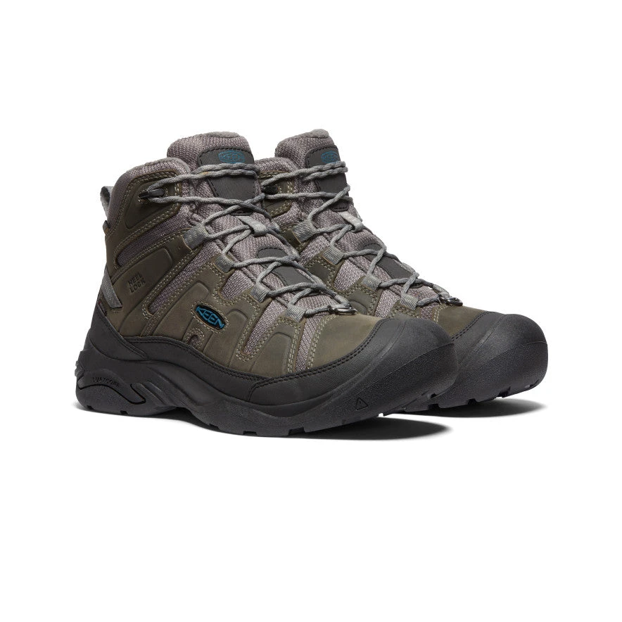 Keen Men's Circadia Polar Waterproof Boot | Steel Grey/Legion Blue - Image 2