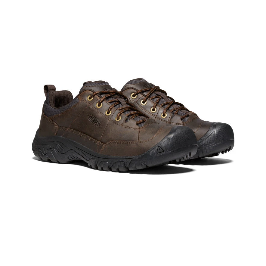 Keen Men's Targhee III Oxford Wide Shoe | Dark Earth/Mulch - Image 2