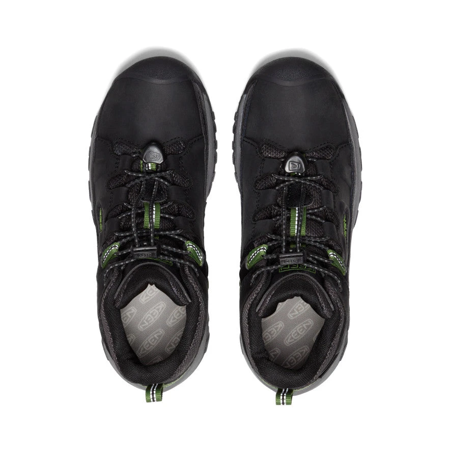 Keen Big Kids' Targhee Waterproof Boot | Black/Campsite - Image 4