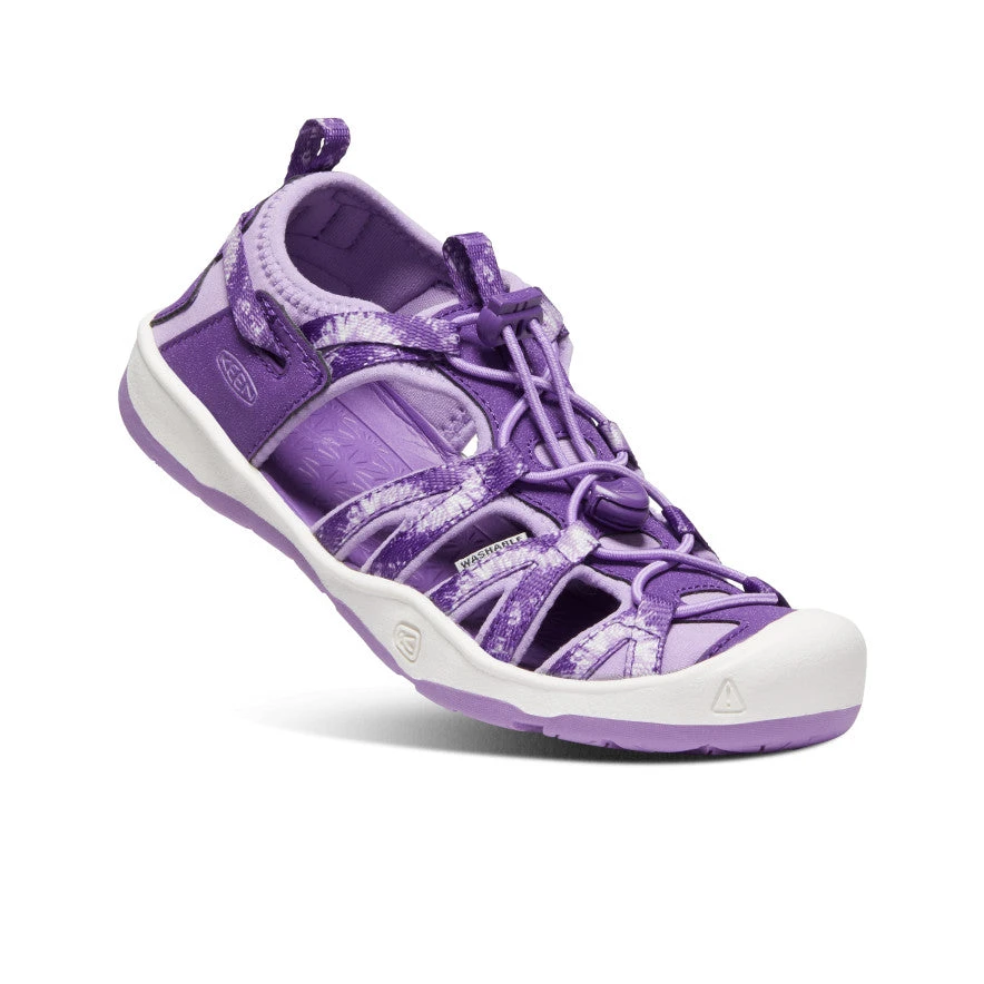 Keen Big Kids' Moxie Sandal | Multi/English Lavender - Image 3