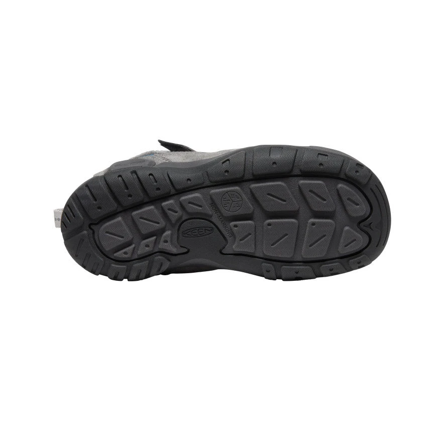 Keen Big Kids' Knotch Chukka | Steel Grey/Blue Wing Teal - Image 3