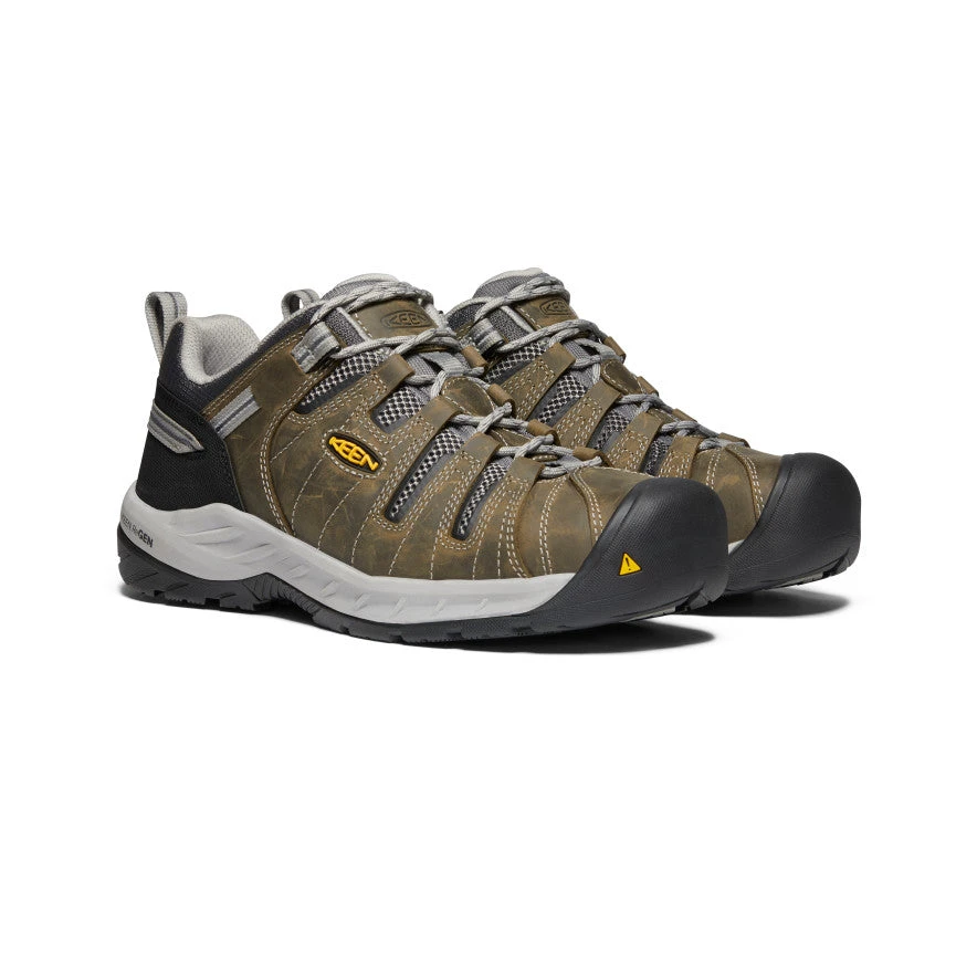 Keen Men's Flint II (Steel Toe) | Gargoyle/Paloma - Image 2