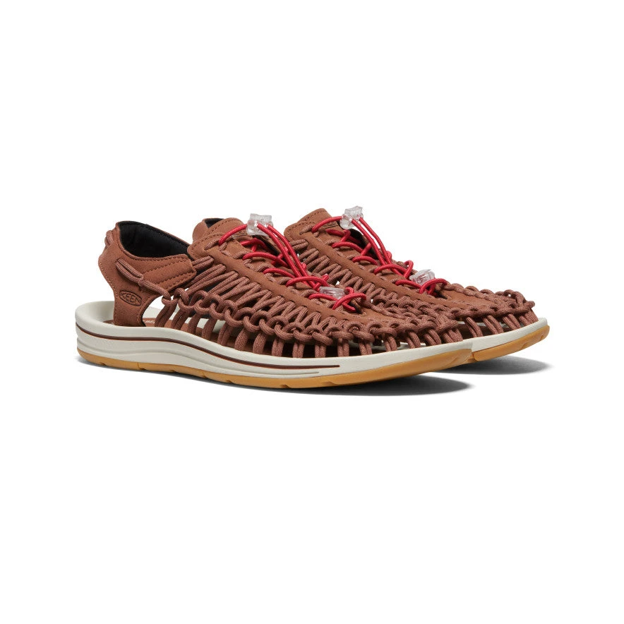 Keen Men's UNEEK | Tortoise Shell/Red Carpet - Image 2