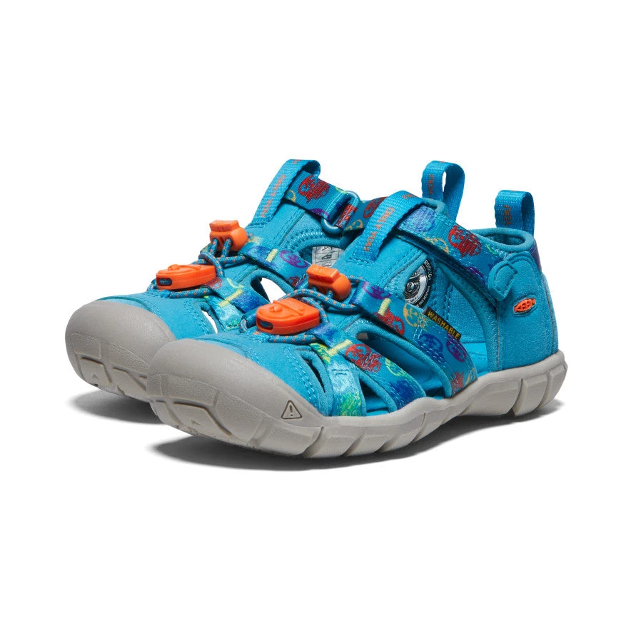 Keen Little Kids' Seacamp II CNX X Smokey Bear | Smokey Bear/Fjord Blue - Image 2