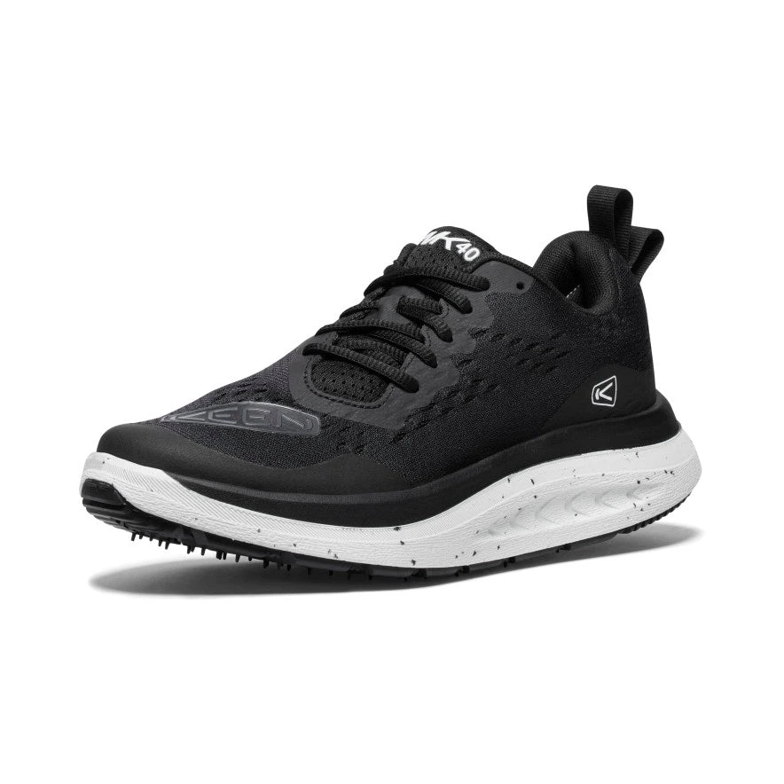 Keen Women's WK400 Walking Shoe | Black/White - Image 3