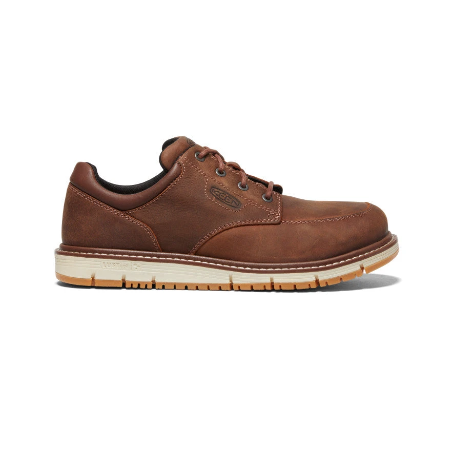 Keen Men's San Jose Oxford (Aluminum Toe) | Gingerbread/Off White