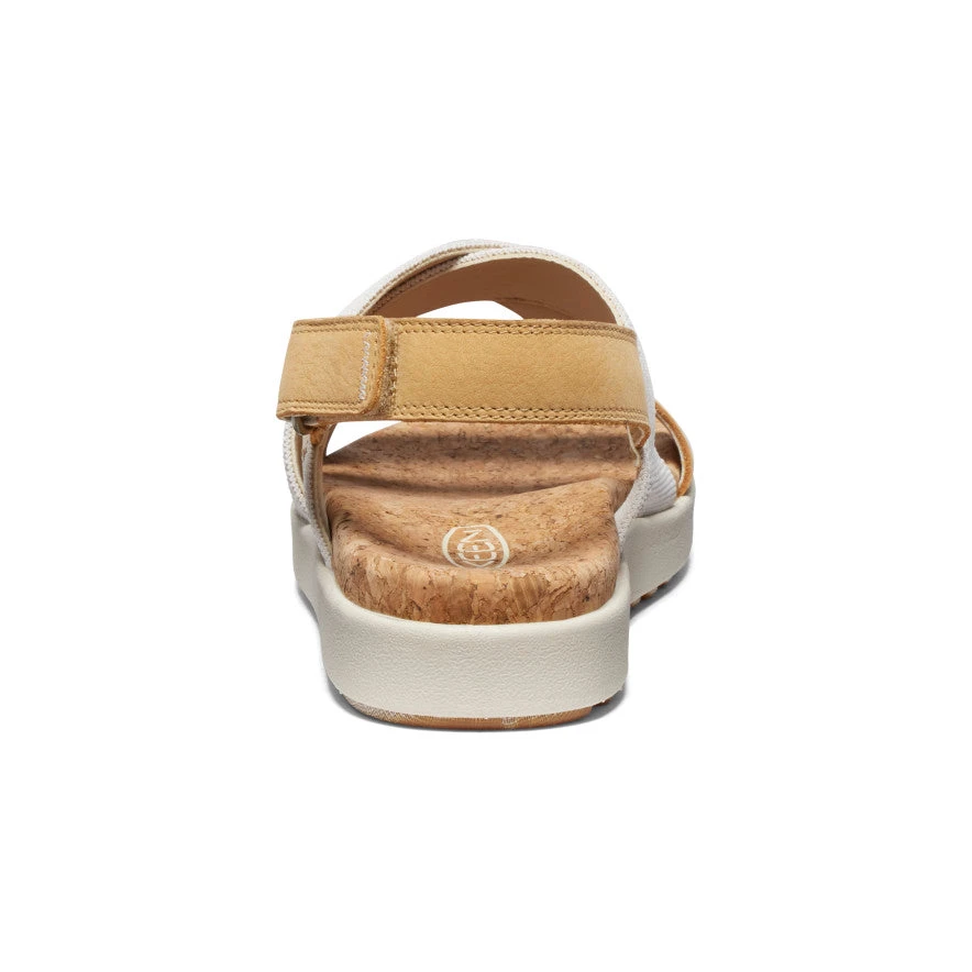 Keen Women's Elle Criss Cross Sandal | Birch/Curry - Image 5