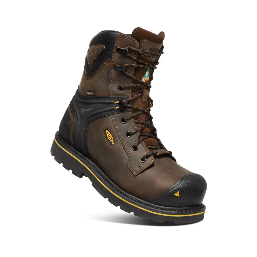 Keen Men's CSA Abitibi II Waterproof Boot (Carbon-Fiber Toe) | Cascade Brown/Black - Image 3