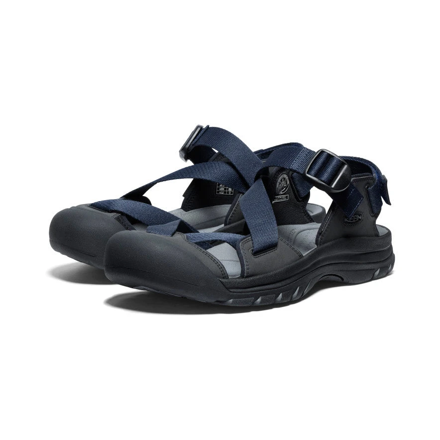 Keen Men's Zerraport II Sandal | Sky Captain/Black - Image 2