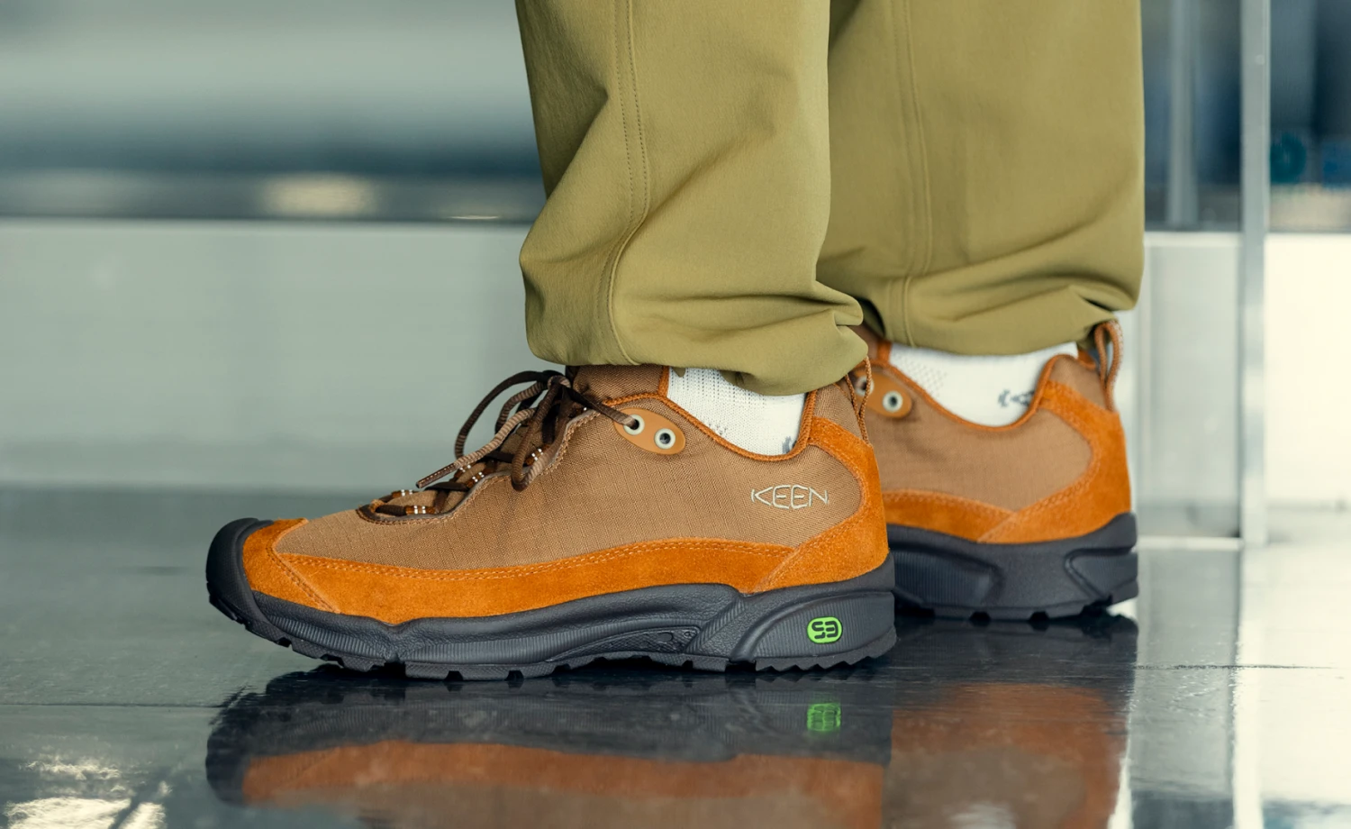 Men's Ouray Hiking Shoe X Hiker's Depot | Toasted Coconut/Keen Maple - Image 7