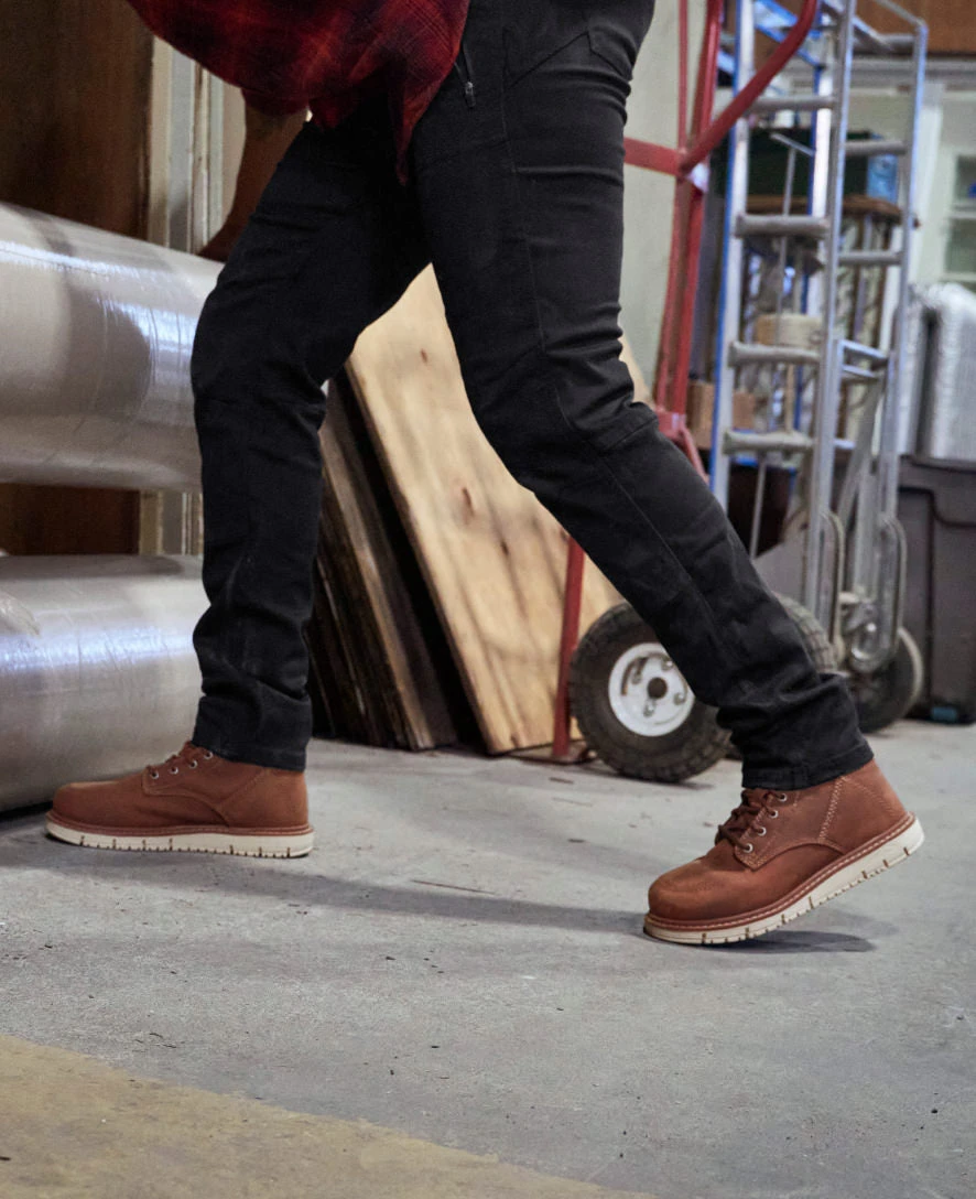 Keen Women's San Jose 6" Boot (Soft Toe) | Gingerbread/Off White - Image 7