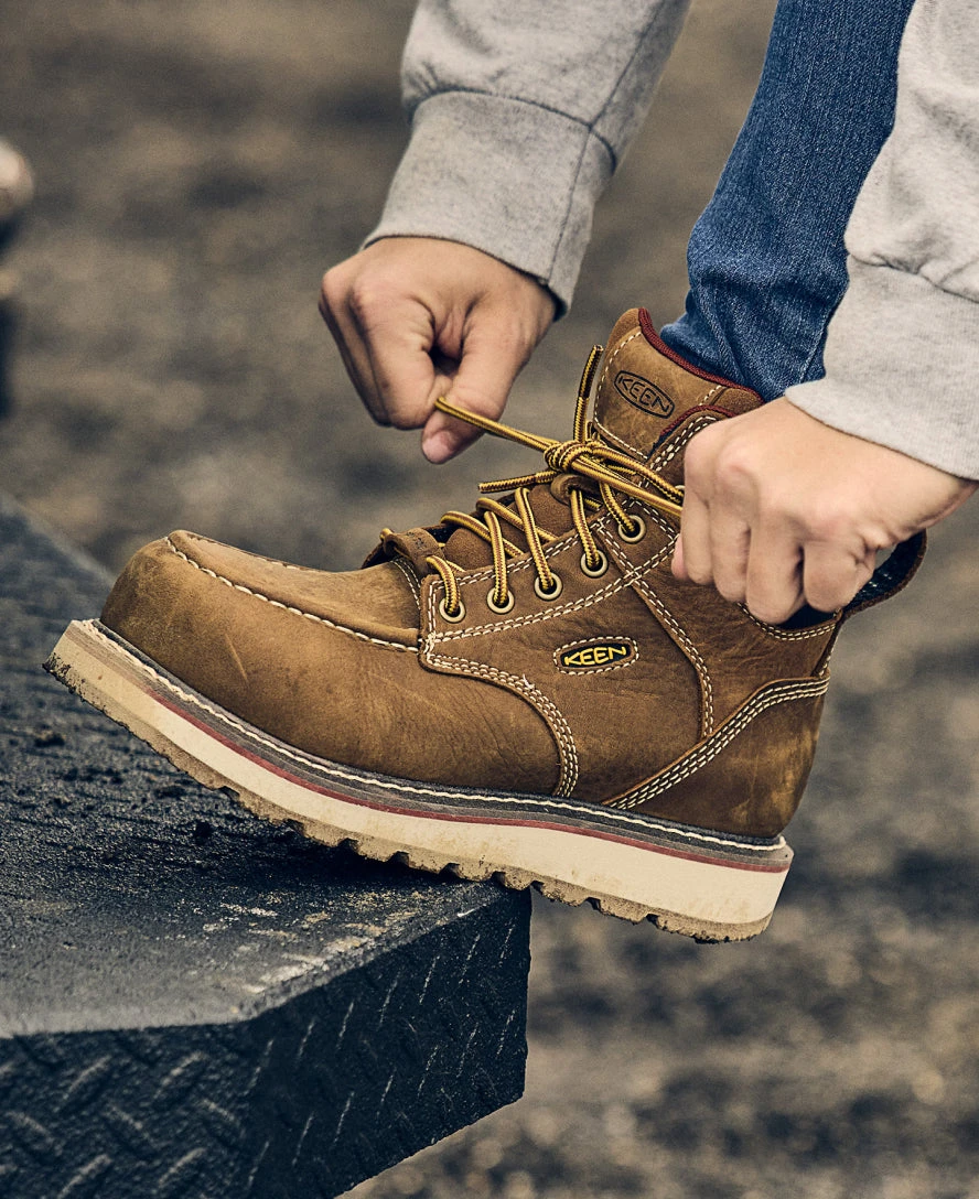 Keen Women's Cincinnati 6" Waterproof Boot (Carbon-Fiber Toe) | Belgian/Sandshell - Image 6