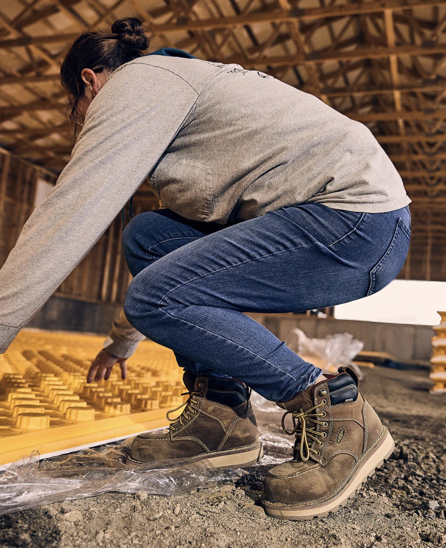 Keen Women's Cincinnati 6" Waterproof Boot (Carbon-Fiber Toe) | Belgian/Sandshell - Image 7