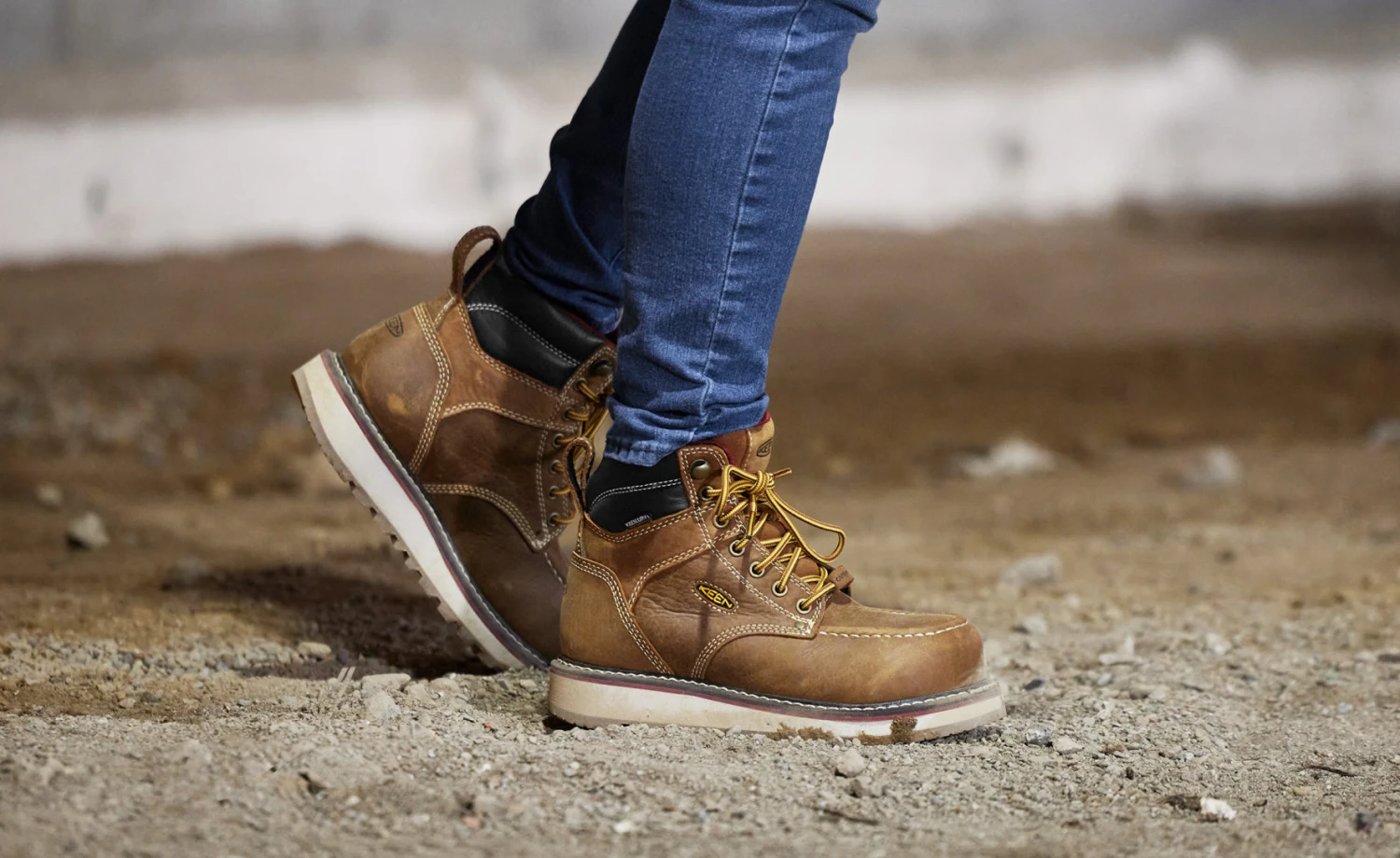 Keen Women's Cincinnati 6" Waterproof Boot (Carbon-Fiber Toe) | Belgian/Sandshell - Image 5