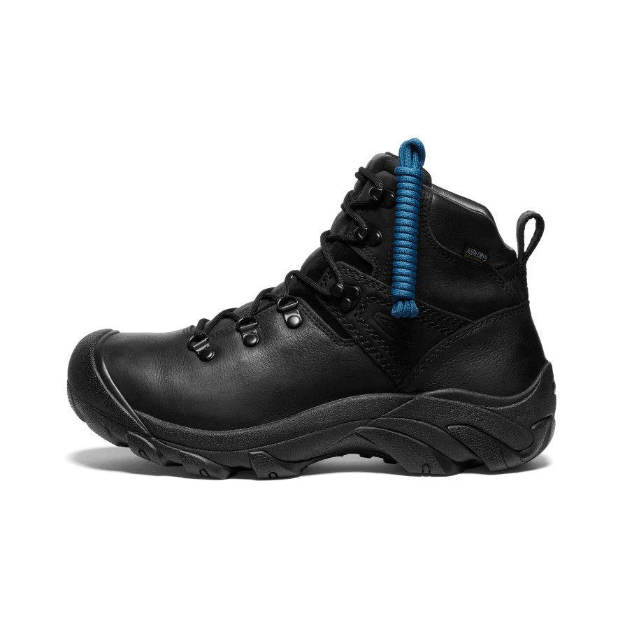 Keen Men's Pyrenees Waterproof Hiking Boot | Black/Legion Blue - Image 3