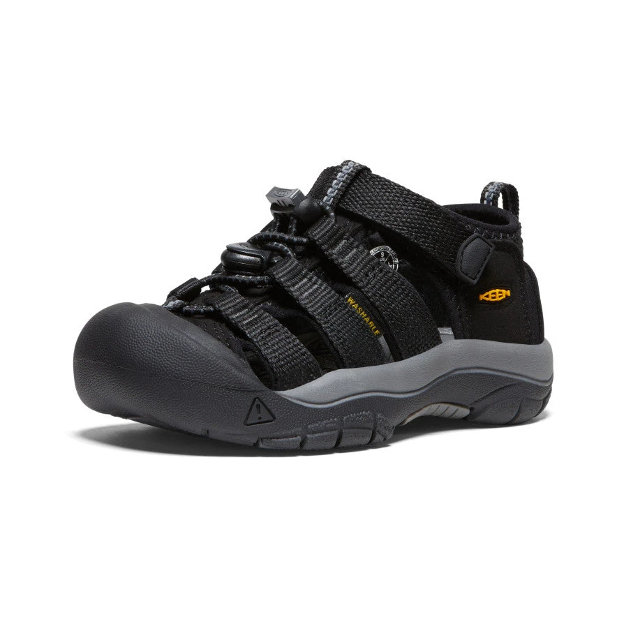 Little Kids' Newport H2 | Black/Keen Yellow - Image 3