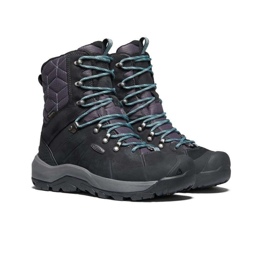 Keen Women's Revel IV High Polar Waterproof Boot | Black/North Atlantic - Image 2