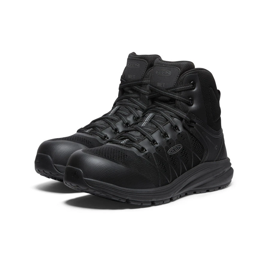 Keen Men's Vista Energy Mid INT MET (Carbon-Fiber Toe) | Black/Raven - Image 2