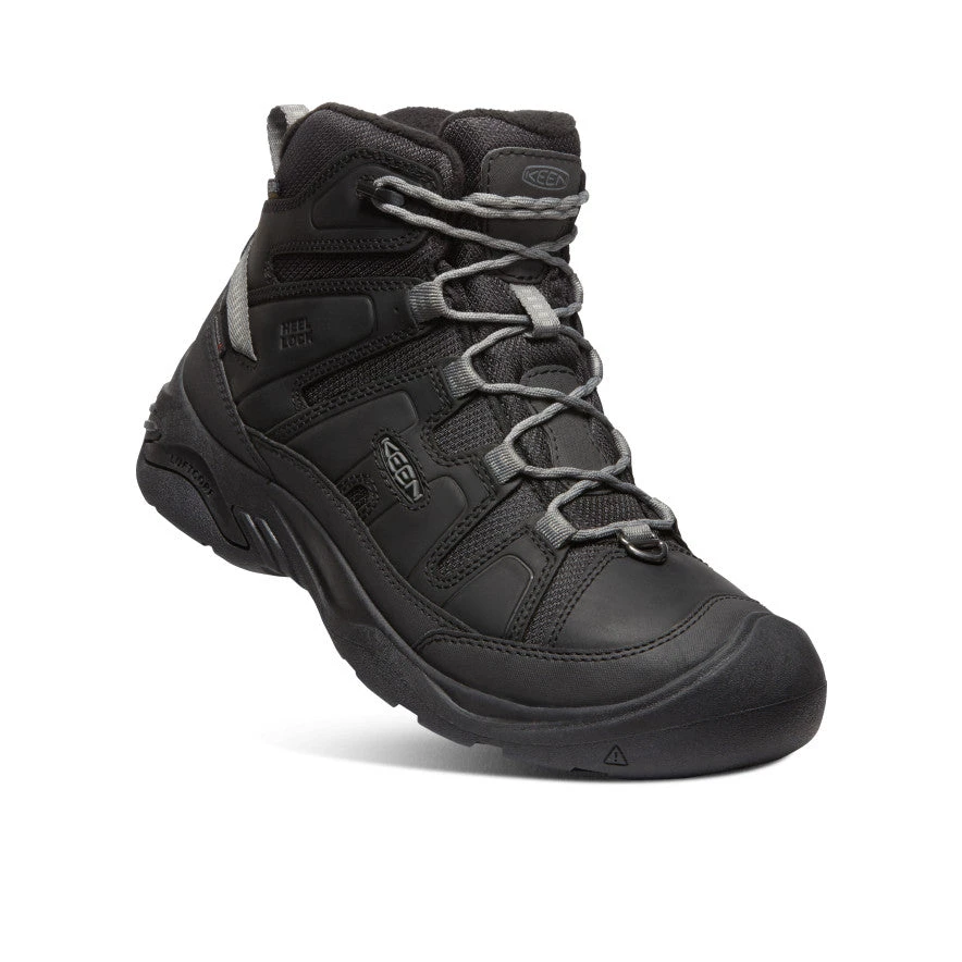 Keen Men's Circadia Polar Waterproof Boot | Black/Steel Grey - Image 3