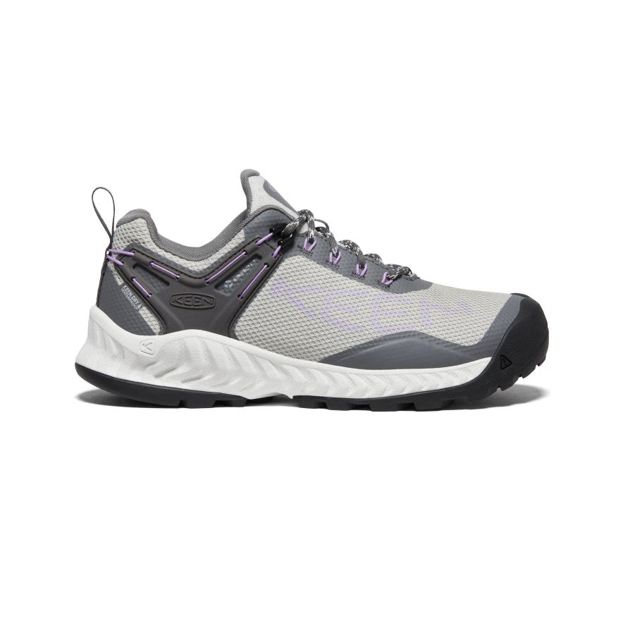 Keen Women's NXIS EVO Waterproof Shoe | Steel Grey/English Lavender