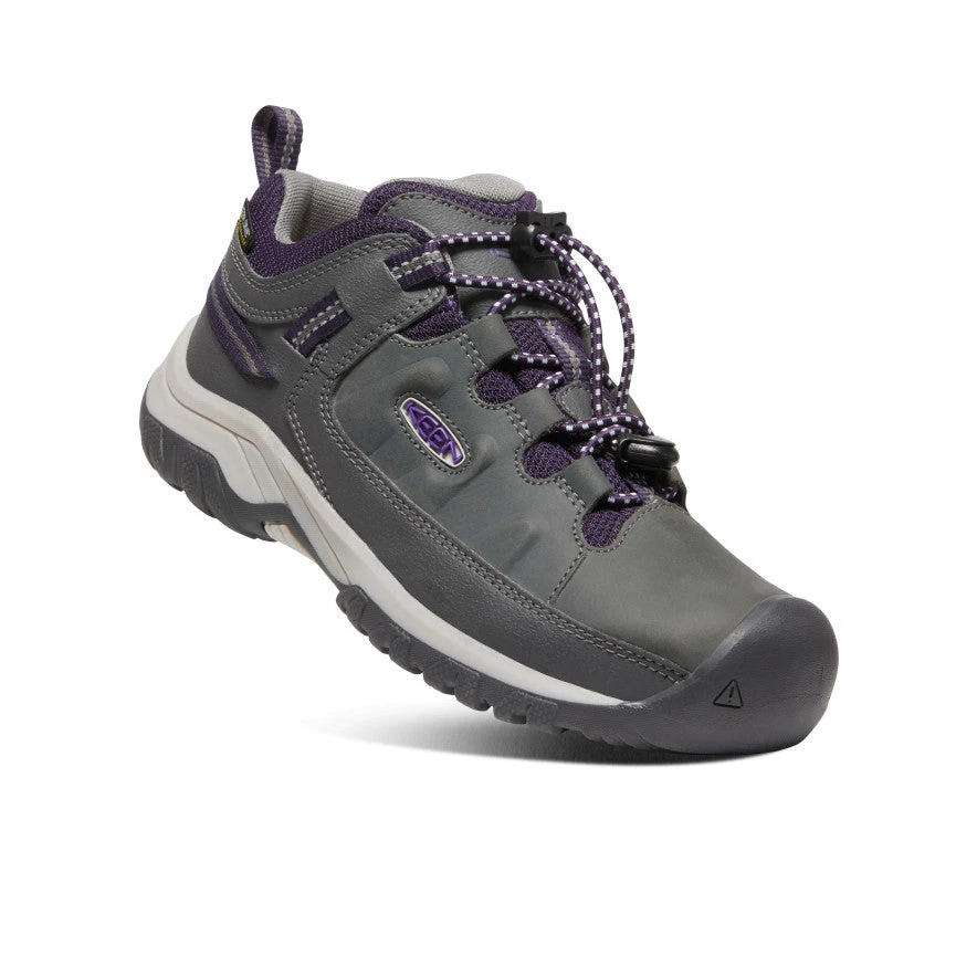 Keen Big Kids' Targhee Waterproof Shoe | Magnet/Tillandsia Purple - Image 3
