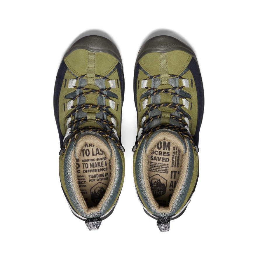 Keen Men's Targhee II Waterproof Hiking Boot X AtelierBluebottle | Sky Captain/Olive Drab - Image 4