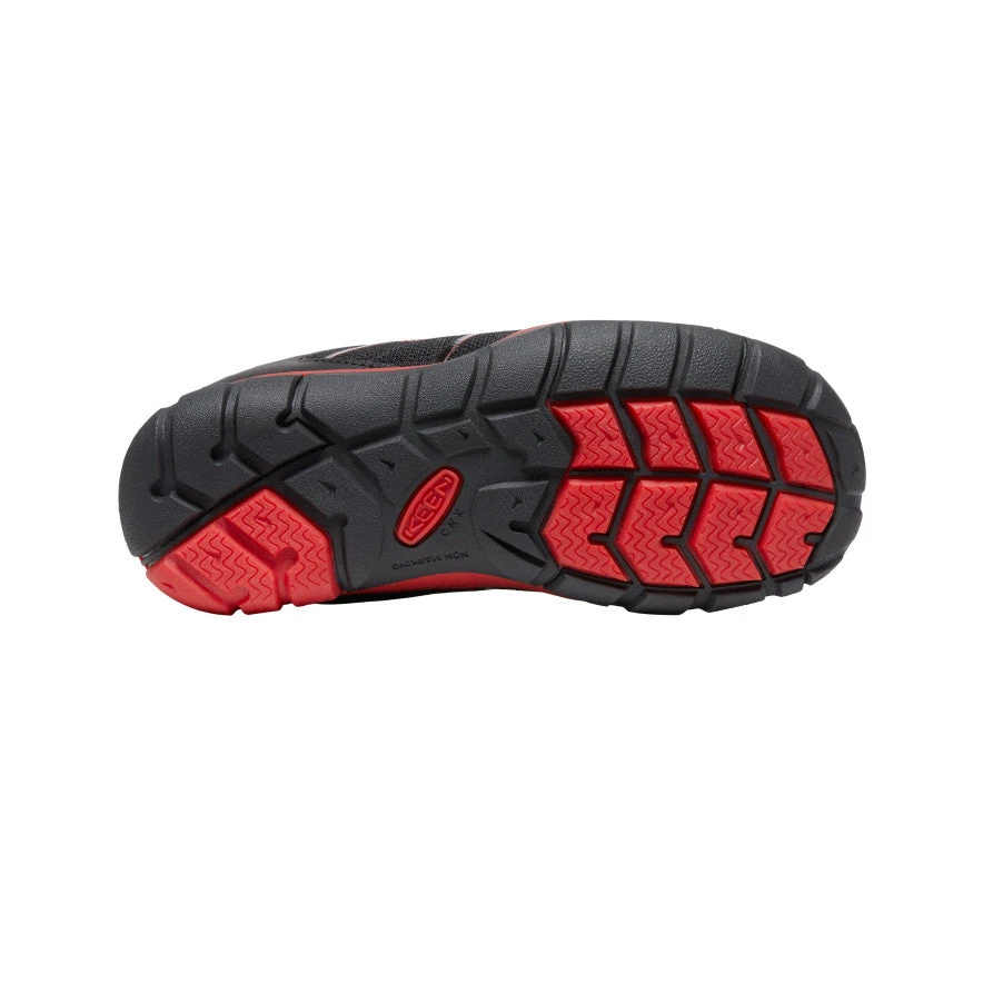 Keen Big Kids' Chandler 2 CNX Sneaker | Black/Red Carpet - Image 4