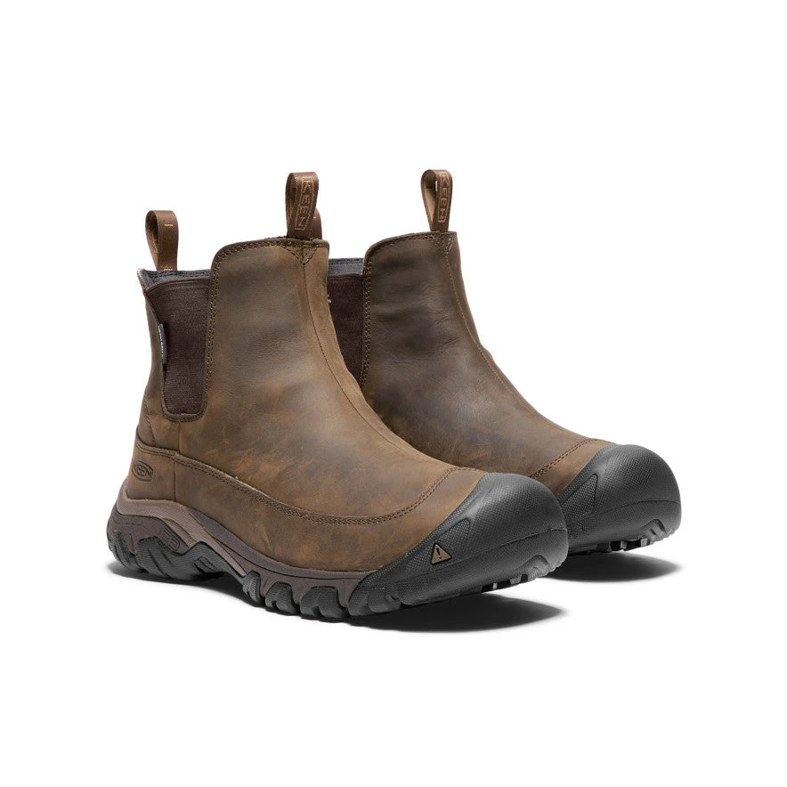 Keen Men's Anchorage III Waterproof Boot | Dark Earth/Mulch - Image 2