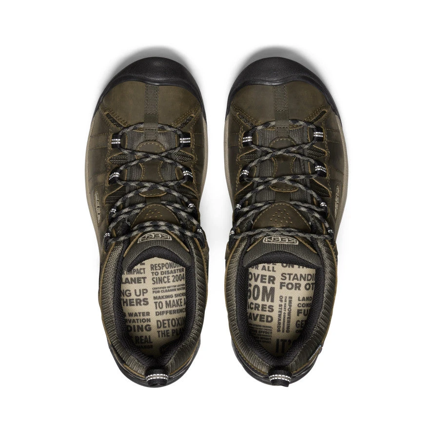 Keen Men's Targhee II Waterproof | Dark Olive/Plaza Taupe - Image 4