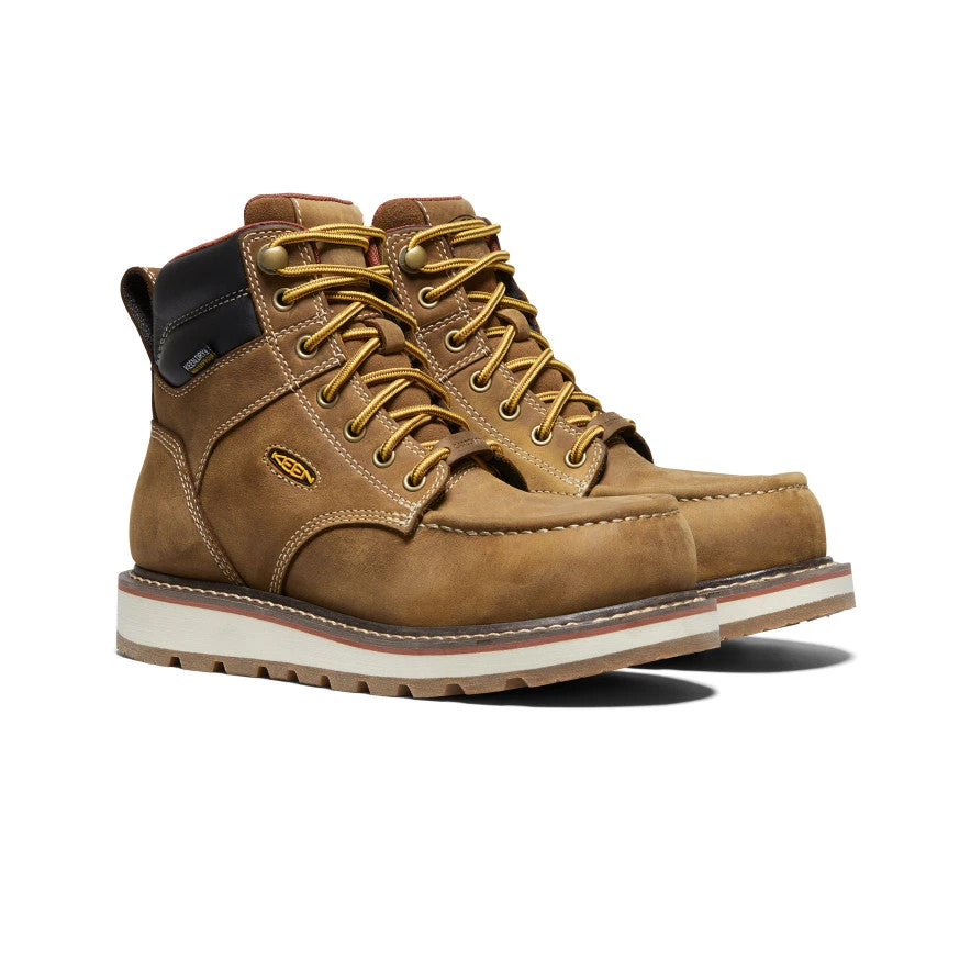 Keen Women's Cincinnati 6" Waterproof Boot (Carbon-Fiber Toe) | Belgian/Sandshell - Image 2