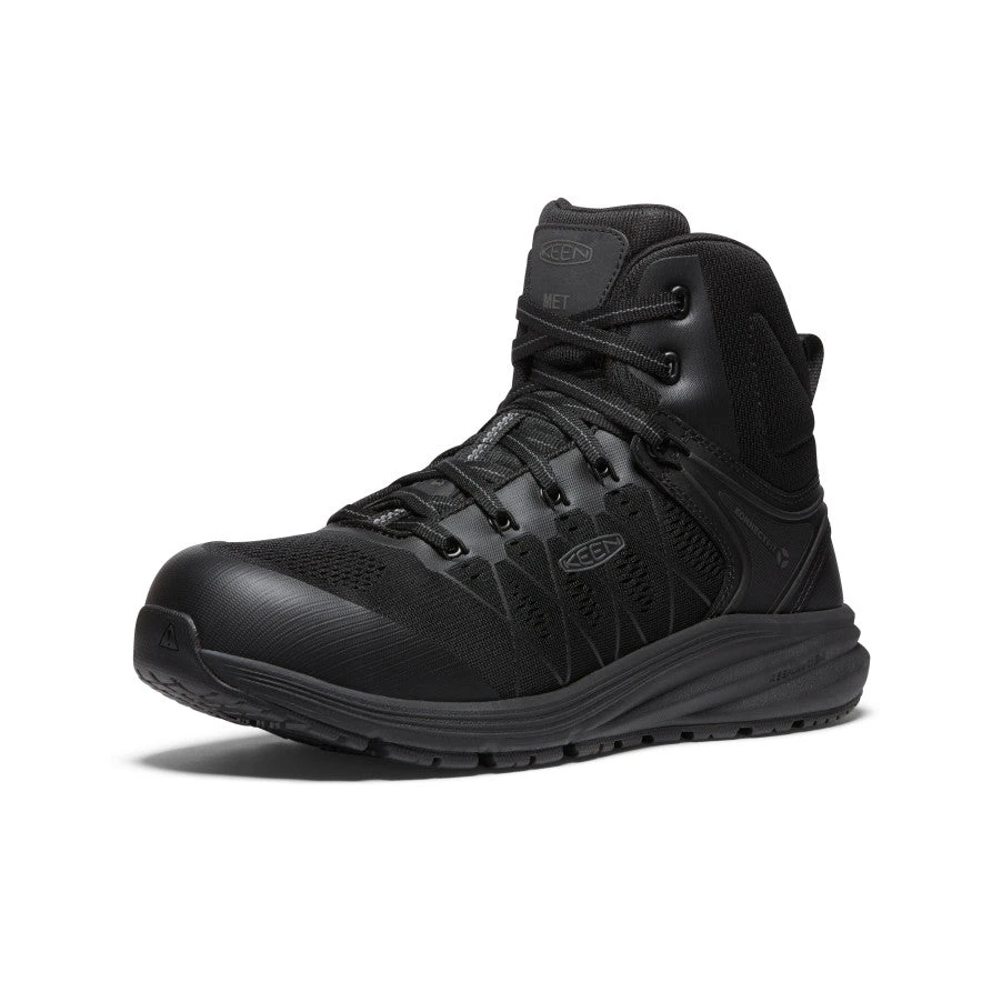 Keen Men's Vista Energy Mid INT MET (Carbon-Fiber Toe) | Black/Raven - Image 3